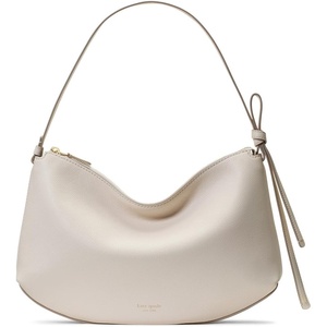 image:imagekate spade new york Womens Loop Pebbled Leather Large Shoulder BagCashew Milk