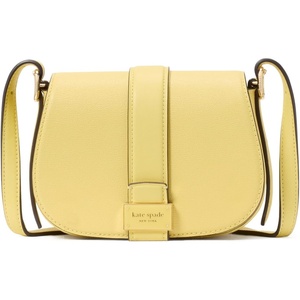 image:imagekate spade new york Womens Nouveau Textured Leather Mini Saddle CrossbodyYuzu Jam