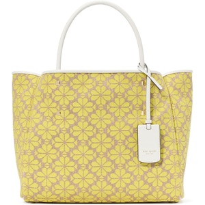image:imagekate spade new york Womens Spade Flower Jacquard Medium Open ToteYellow Multi