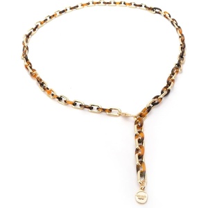 image:imagekate spade new york Womens Tort amp Metal Chain Belt Stylish Accessory for Everyday Adjustable FitPolished Gold