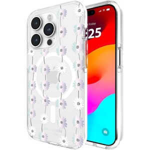 image:imagekate spade new york iPhone 15 Pro Case  Wavy Iridescent  Compatible with MagSafe  Lightweight Designer Case for iPhone 15 Pro with AntiScratch Coating and Wavy Iridescent DesignDaisy Chain Iridescent