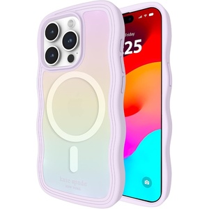 image:imagekate spade new york iPhone 15 Pro Case  Wavy Iridescent  Compatible with MagSafe  Lightweight Designer Case for iPhone 15 Pro with AntiScratch Coating and Wavy Iridescent DesignWavy Iridescent