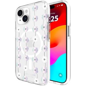 image:imagekate spade new york iPhone 151413 Case  Chunky Glitter Iridescent  Compatible wMagSafe Lightweight Designer Case for iPhone 151413 wAntiScratch Coating amp Chunky Glitter Iridescent DesignDaisy Chain Iridescent