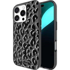 image:imagekate spade new york iPhone 16 Pro Case  Cherry Dot Gems  Compatible with MagSafe  Lightweight Designer Case for iPhone 16 Pro with AntiScratch Coating and Cherry Dot DesignCity Leopard Black