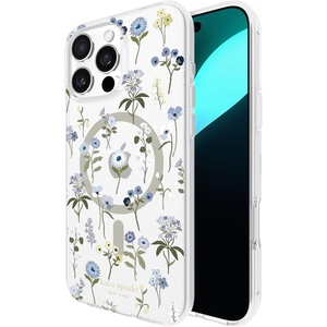 image:imagekate spade new york iPhone 16 Pro Max Case  Liquid Glitter Iridescent  Compatible with MagSafe  Lightweight Designer Case for iPhone 16 Pro Max with Liquid Glitter Iridescent DesignPrecious Bloom