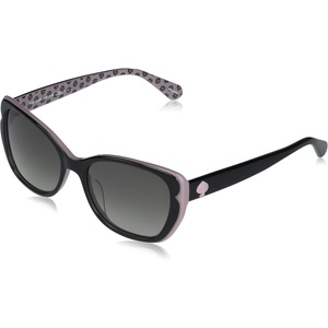 image:imagekate spade new york unisexadult AugustaGS Square SunglassesBlack Pink