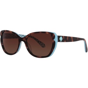 image:imagekate spade new york unisexadult AugustaGS Square SunglassesHavana Pattern