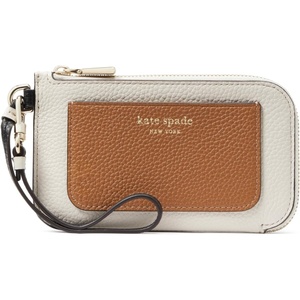 image:imagekate spade new york womens Ava Pebbled Leather Coin Card Case WristletParchment Multi
