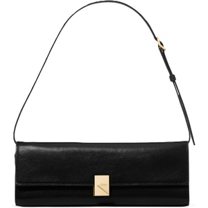 image:imagekate spade new york womens Deco Fine Grain Leather Soft Mini ShoulderBlack