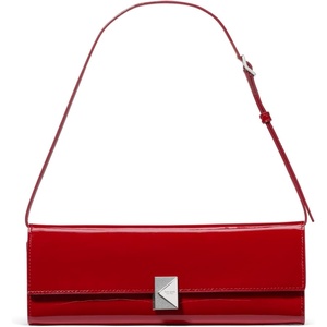 image:imagekate spade new york womens Deco Fine Grain Leather Soft Mini ShoulderDark Scarlet