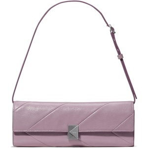 image:imagekate spade new york womens Deco Fine Grain Leather Soft Mini ShoulderPieced Market Purple