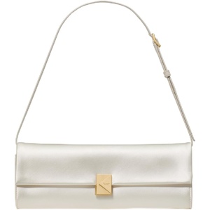 image:imagekate spade new york womens Deco Fine Grain Leather Soft Mini ShoulderSatin Cream