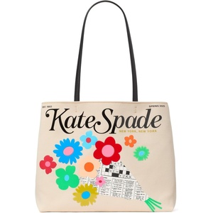 image:imagekate spade new york womens Fresh Picks Printed Canvas Large ToteMulti