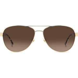 image:imagekate spade new york womens Ks Polina 2GS Aviator SunglassesGold Beige