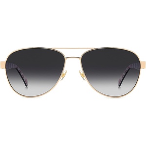 image:imagekate spade new york womens Ks Polina 2GS Aviator SunglassesGold Black