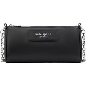 image:imagekate spade new york womens Label Smooth Leather PochetteBlack