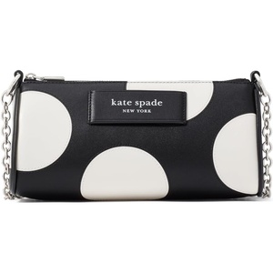 image:imagekate spade new york womens Label Smooth Leather PochetteBlack Multi