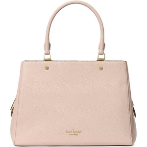 image:imagekate spade new york womens Leila Pebbled Leather Medium Triple Compartment SatchelHay
