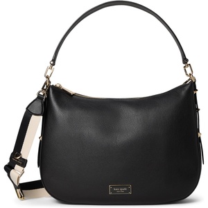 image:imagekate spade new york womens Liv Pebbled Leather Large HoboBlack