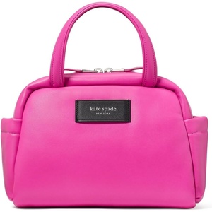 image:imagekate spade new york womens Puffed Smooth Leather SatchelVivid Snapdragon