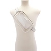 image:imageKate Spade New York Womens Leather Clear Belt Bag Removable Zip Pouch for HandsFree Carrying amp Travelcleartrue white
