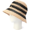 image:imageKate Spade New York Womens Striped Spade Cloche Hat Stylish Fashion Accessory Cap for Summer