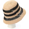 image:imageKate Spade New York Womens Striped Spade Cloche Hat Stylish Fashion Accessory Cap for Summer