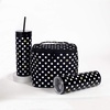 image:imagekate spade new york 16 Ounce Insulated Travel Mug with Lid Black Double Wall Thermal Tumbler for CoffeeTea Polka DotsPolka Dots
