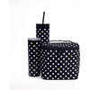 image:imagekate spade new york 16 Ounce Insulated Travel Mug with Lid Black Double Wall Thermal Tumbler for CoffeeTea Polka DotsPolka Dots