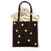 image:imagekate spade new york Canvas Tote Bag for Women Cute Tote Bag for Teacher Canvas Beach Bag Book Tote with PocketBlack
