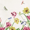 image:imagekate spade new york Canvas Tote Bag for Women Cute Tote Bag for Work or Teacher Canvas Beach Bag Book Tote with Pocket Dragonflies and Tulips