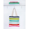 image:imagekate spade new york Canvas Tote Bag with Interior Pocket Candy Stripe