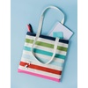 image:imagekate spade new york Canvas Tote Bag with Interior Pocket Candy Stripe