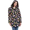 image:imagekate spade new york Hooded ALine Raincoat with Removable HoodSpring Pansies