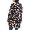 image:imagekate spade new york Hooded ALine Raincoat with Removable HoodSpring Pansies