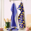 image:imagekate spade new york Hot Hot Hot Peppers and Spring Time Dot Kitchen Towels 4Pack Set Absorbent 100 Cotton RedPink 17x28Navy BlueYellow