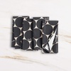 image:imagekate spade new york Joy Dot Cloth Napkins 4Pack Set 100 Cotton Machine Washable GreenCream 20x20BlackBeige