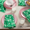 image:imagekate spade new york Joy Dot Cloth Napkins 4Pack Set 100 Cotton Machine Washable GreenCream 20x20GreenCream
