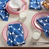 image:imagekate spade new york Joy Dot Cloth Napkins 4Pack Set 100 Cotton Machine Washable GreenCream 20x20Navy BlueCream