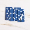 image:imagekate spade new york Joy Dot Cloth Napkins 4Pack Set 100 Cotton Machine Washable GreenCream 20x20Navy BlueCream