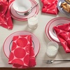 image:imagekate spade new york Joy Dot Cloth Napkins 4Pack Set 100 Cotton Machine Washable GreenCream 20x20Rose PinkRed