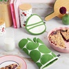 image:imagekate spade new york Joy Dot Oven Mitt amp Pot Grabber 2Pack Set 7 x 13 8 Round RedRose PinkGreenCream