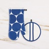 image:imagekate spade new york Joy Dot Oven Mitt amp Pot Grabber 2Pack Set 7 x 13 8 Round RedRose PinkNavy BlueCream