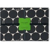 image:imagekate spade new york Joy Dot Placemats 4Pack Set Reversible 100 Cotton Machine Washable BlackBeige 13x19BlackBeige