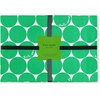 image:imagekate spade new york Joy Dot Placemats 4Pack Set Reversible 100 Cotton Machine Washable BlackBeige 13x19GreenCream