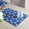 image:imagekate spade new york Joy Dot Placemats 4Pack Set Reversible 100 Cotton Machine Washable BlackBeige 13x19Navy BlueCream