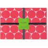 image:imagekate spade new york Joy Dot Placemats 4Pack Set Reversible 100 Cotton Machine Washable BlackBeige 13x19Rose PinkRed