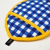 image:imagekate spade new york Lemon Party and Spring Gingham Pot Holder 2Pack Set Heat Resistant 100 Cotton Navy BlueYellow 7x10Navy BlueYellow