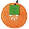 image:imagekate spade new york Lemon Party and Spring Gingham Pot Holder 2Pack Set Heat Resistant 100 Cotton Navy BlueYellow 7x10Orange