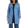 image:imagekate spade new york Mid Length Double Breasted Trench CoatPrinted Denim